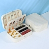 Double Layer PVC Jewelry Organizer Case PW-WG46999-05-1