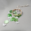Dyed Natural Shell Slices Wind Chimes HJEW-WH20010-13A-2