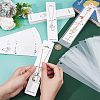 HOBBIESAY 50 Sets Paper Bracelet Display Cards OPP-HY0001-01A-3