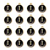 Golden Plated Alloy Charms X-ENAM-S118-02I-2