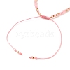 Adjustable Nylon Thread Braided Bead Bracelets BJEW-JB05593-02-3