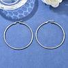 Tarnish Resistant 304 Stainless Steel Big Hoop Earrings EJEW-F105-04P-5