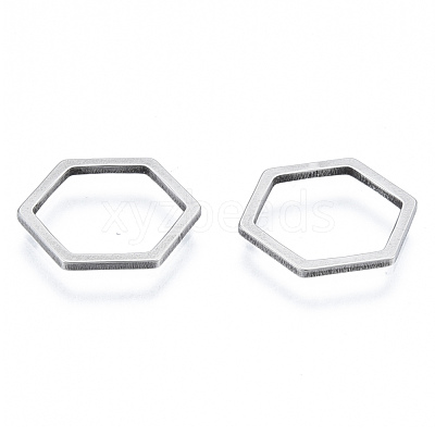 Non-Tarnish 201 Stainless Steel Linking Rings STAS-N090-T03-1-1