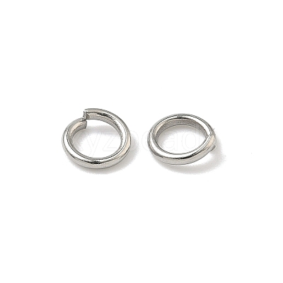 Tarnish Resistant 304 Stainless Steel Open Jump Rings STAS-E067-07-6mm-1