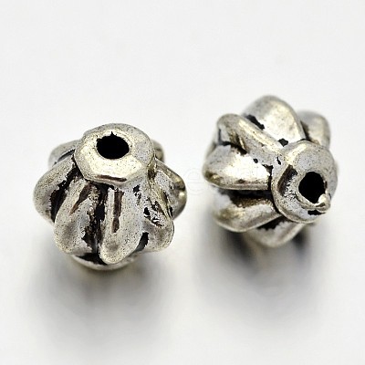 Tibetan Style Alloy Lantern Beads PALLOY-E381-20AS-NR-1