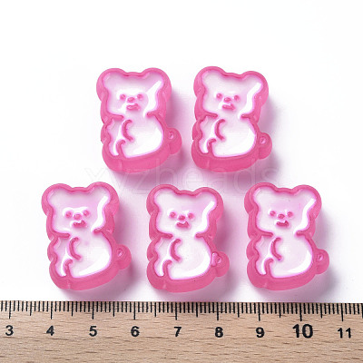 Transparent Acrylic Beads MACR-S374-07B-02-1