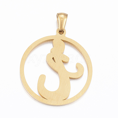 Ion Plating(IP) 304 Stainless Steel Pendants STAS-K162-051G-1