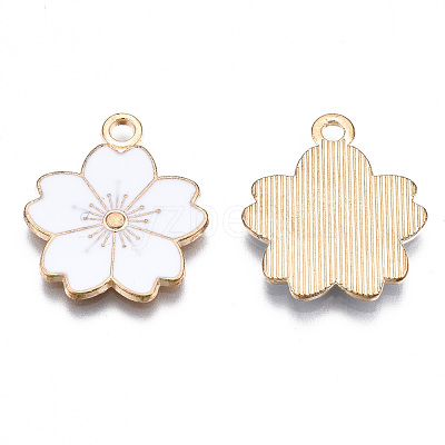 Alloy Enamel Pendants X-ENAM-S121-115N-1