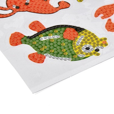 DIY Ocean Theme Diamond Painting Stickers Kits For Kids DIY-O016-21-1