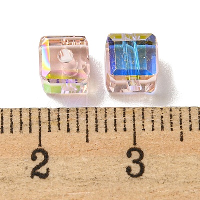 Electroplate Glass Beads EGLA-Z004-04B-03-1