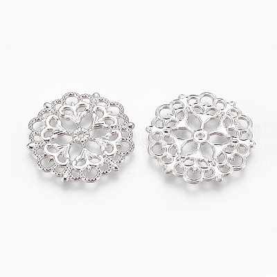 Tibetan Style Filigree Joiners Links LS-TIBE-A11623-P-LF-1
