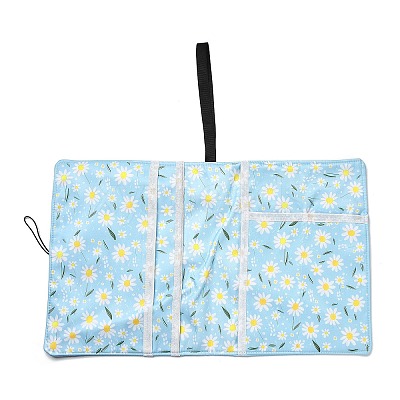 (Defective Closeout Sale: Centerline Asymmetry)Polyester Multilayer Book Cover AJEW-XCP0002-78F-1