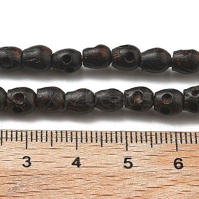 Carved Wood Beads Strands WOOD-Q060-03A-1