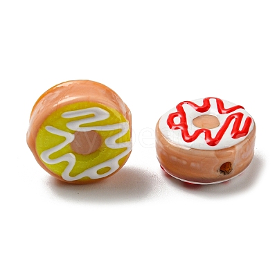 Handmade Lampwork Enamel Beads Strands LAMP-A001-F03-1