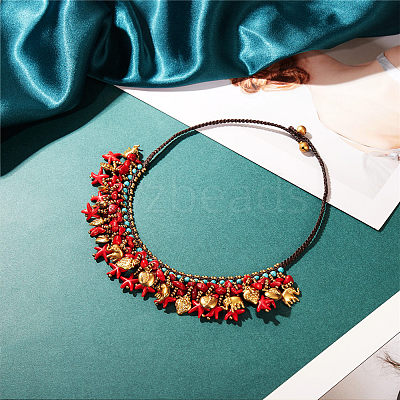 Bib Necklaces JN949A-1