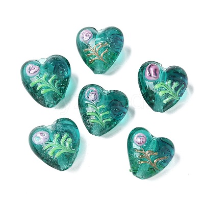 Handmade Transparent Lampwork Beads BLOW-D300-07E-1