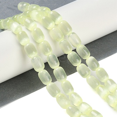 Natural Selenite Beads Strands G-F750-15-1