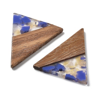Resin and Walnut Pendants FIND-R051-01-1