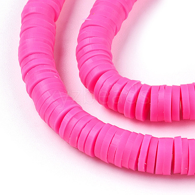 Handmade Polymer Clay Beads X-CLAY-R067-6.0mm-31-1