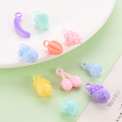 Opaque Acrylic Beads TACR-S154-45D-1