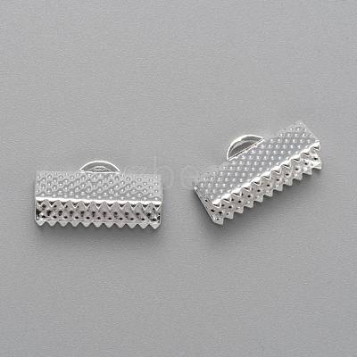 Iron Ribbon Crimp Ends E183-S-1