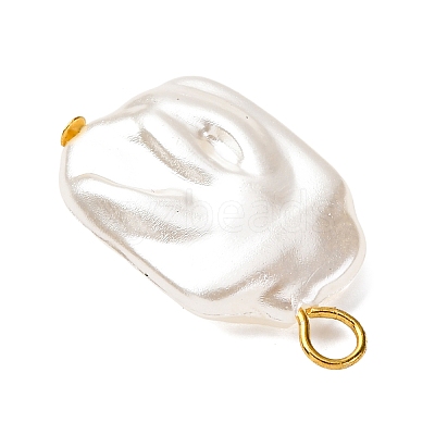 ABS Plastic Imitation Pearl Pendants PALLOY-JF04415-02-1