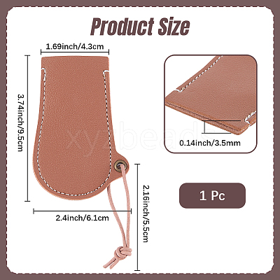 Imitation Leather Resistant Heat Pot Holders AJEW-WH20019-98B-1