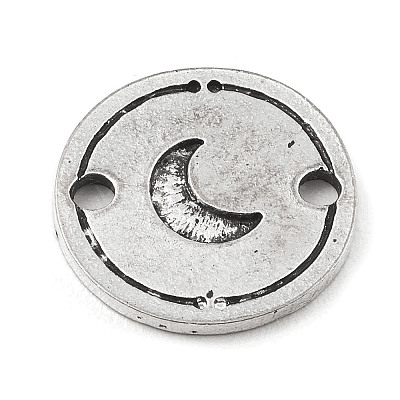 Tibetan Style Alloy Connector Charms PALLOY-D017-03A-AS-1