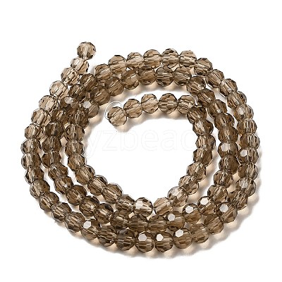 Transparent Glass Beads Strands EGLA-A035-T4mm-D16-1