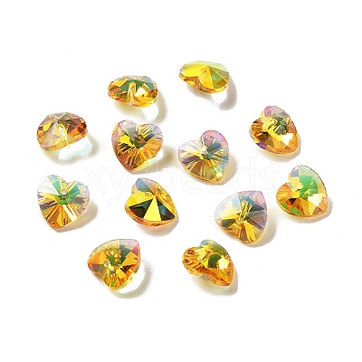 Electroplate Glass Charms GGLA-Z002-02I-1