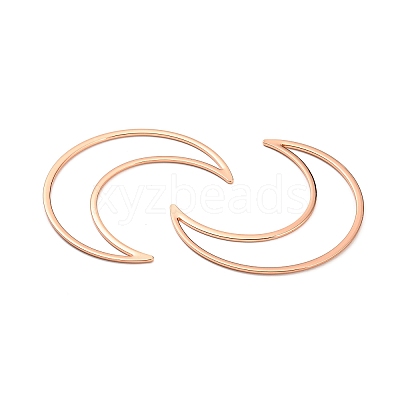 Eco-Friendly Brass Linking Rings KK-P155-64RG-NR-1