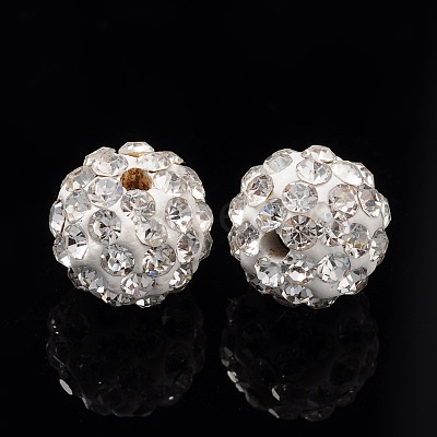 Pave Disco Ball Beads X-RB-A130-10mm-9-1