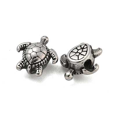 Animal 304 Stainless Steel Beads STAS-E214-11AS-13-1