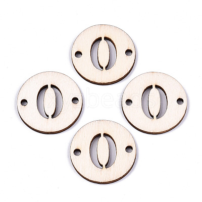 Unfinished Natural Poplar Wood Links Connectors WOOD-S045-138B-1
