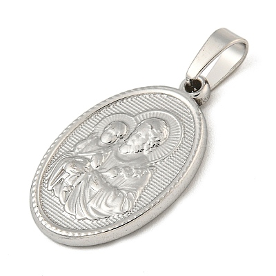 Non-Tarnish 304 Stainless Steel Pendants STAS-B071-02A-23P-1