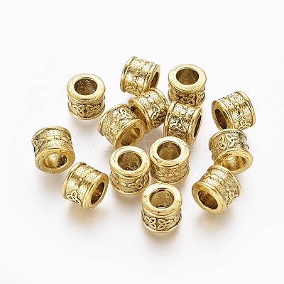 Tibetan Style European Beads LS-GLF11489Y-1
