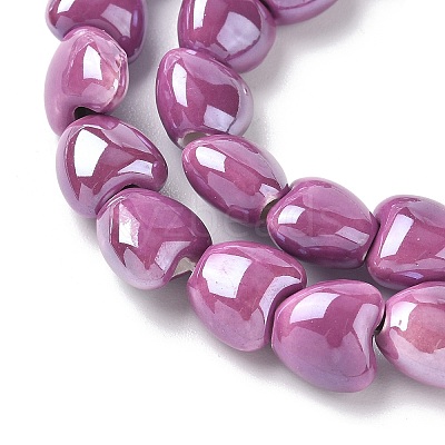 Handmade Porcelain Beads Strands PORC-Z002-02B-1