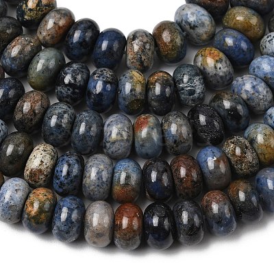 Natural Dumortierite Beads Strands G-A280-A11-02-1