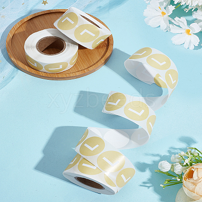 Coated Paper Self-adhesive Stickers AJEW-WH0816-175D-1