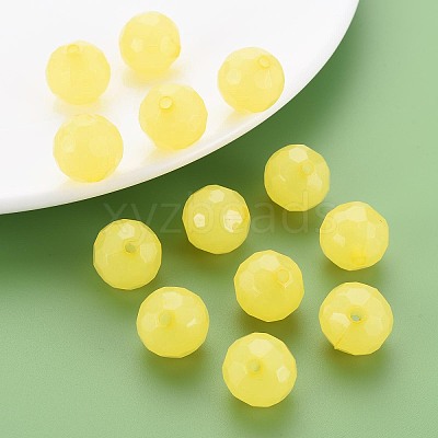 Imitation Jelly Acrylic Beads MACR-S373-97C-E07-1
