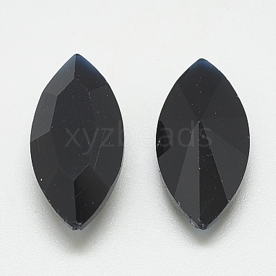 Pointed Back Glass Rhinestone Cabochons RGLA-T083-5x10mm-02-1