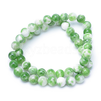 Natural Dyed Persian Jade Gemstone Bead Strands X-G-R271-6mm-XP01-1