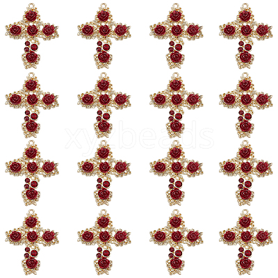 16Pcs Rack Plating Alloy Pendants FIND-DC0001-99-1