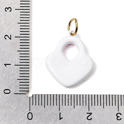 Printing 304 Stainless Steel Pendants STAS-K304-13A-G-1