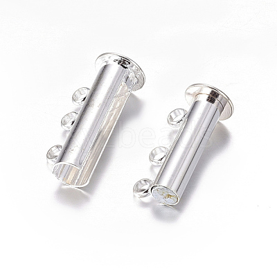 3-strands Brass Magnetic Slide Lock Clasps LS-E214-S-NR-1