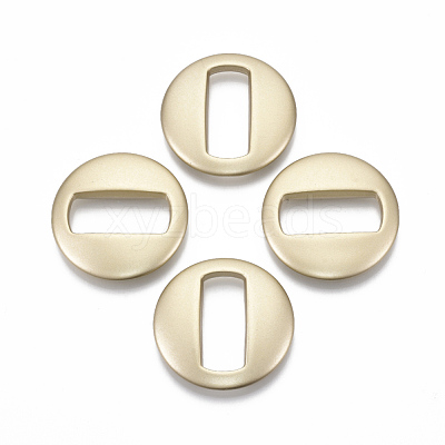 Spray Painted CCB Plastic Linking Rings X-CCB-R104-21-02-1