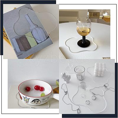 Acrylic Cup Mats AJEW-WH0261-94-1
