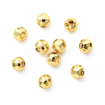 SHEGRACE Brass Round Beads XGRPCU042-293G-1