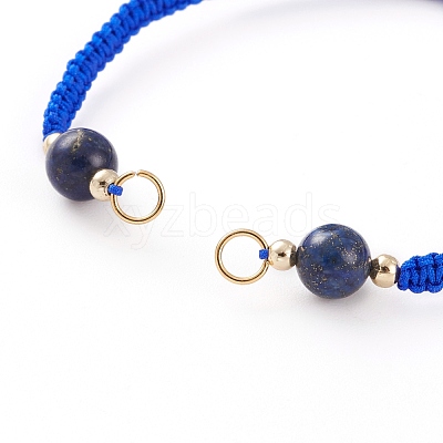 Adjustable Nylon Thread Braided Bead Bracelet Making AJEW-JB00893-1