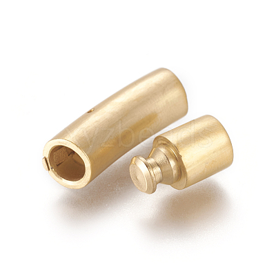 304 Stainless Steel Bayonet Clasps STAS-I013-6mm-MG-1